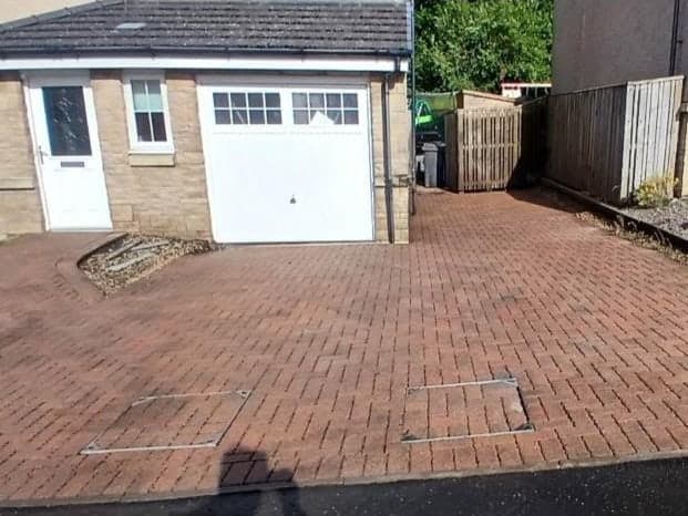 Driveway Cleaning by Steam King in the Falkirk area